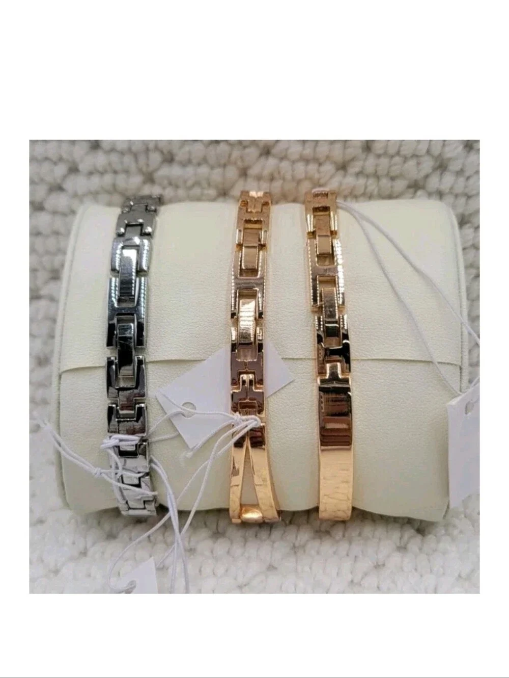 Anne Klein Women's Premium Crystal Accented Bangle Watch Set, AK/2245